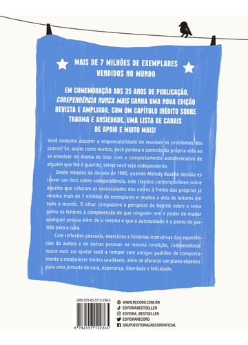 Codependência Nunca Mais: Pare De Controlar Os Outros E Cuide De Você Mesmo, De Beattie, Melody. Editorial Bestseller, Capa Mole Em Português, 2023