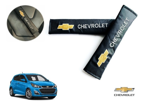 Par Almohadillas Cubre Cinturon Chevrolet Spark 2019 A 2021