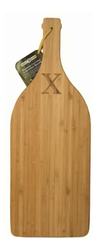 Totally Bamboo Laser Monogramed Wine Serving Board, X 