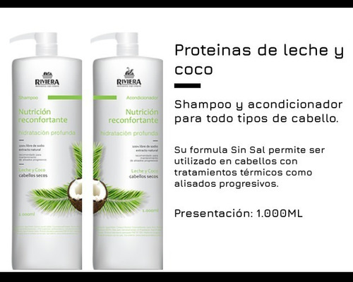 Pack - Shampoo + Acondicionador Riviera Professional