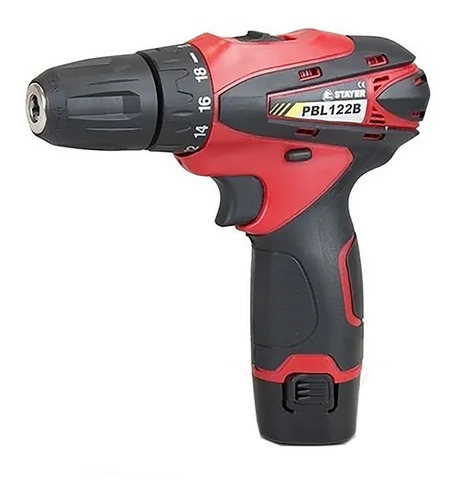 Imagen 3 de 6 de Taladro Atornillador Stayer 12v Con 2 Baterias 2ah Y Maletín