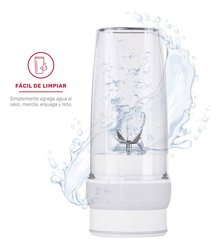 Licuadora Portátil Xshock Xshock 550 Ml Con Usb Blanca 127v Blanco