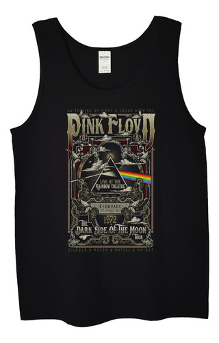 Polera Musculosa Pink Floyd Live At The Rai Rock Abominatron