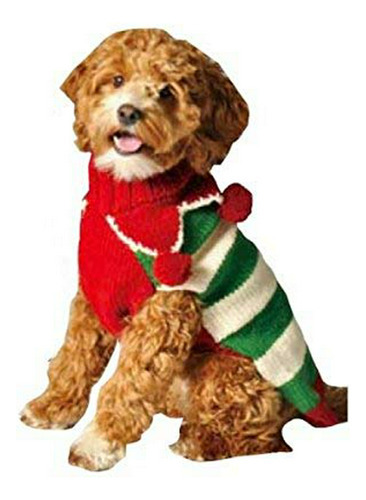 Chilly Dog Suéter Para Perro De Elfo De Navidad, 3xxl