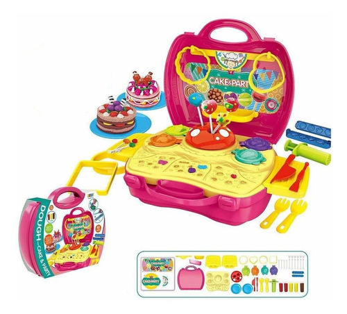 Deardeer Kids Pastel Fiesta De Plastilina Play Set 41 pcs Pr