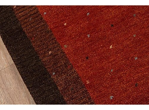 Momeni Desierto Gabbeh Alfombra Cafe Dg-01brn Lana Paprika