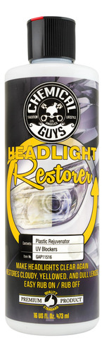 Restaurador De Faros, Protector Y Sellador, 473 Ml, 1 Unidad