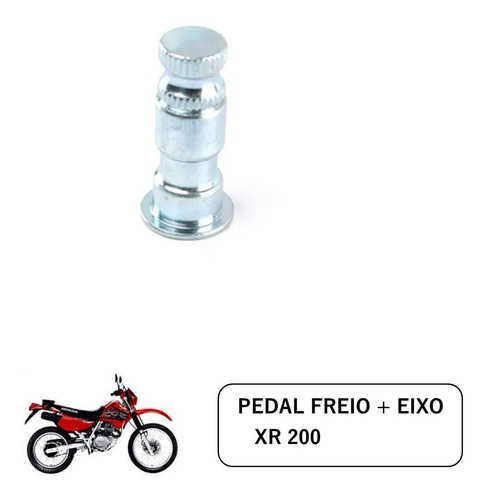 Pedal De Freio Traseiro Xr 200 Com Eixo