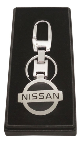 Llavero De Lujo Para Carro Marca Nissan En Acero Inoxidable