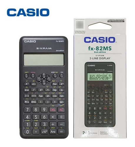 Imagen 2 de 2 de Calculadora Científica Casio Fx 82 Ms