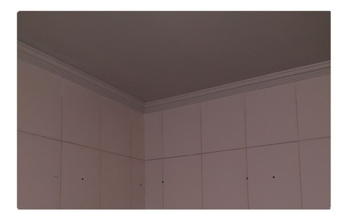 Rodateto Sanca Moldura Em Isopor Moldutec Mod2 - 26 Metros L
