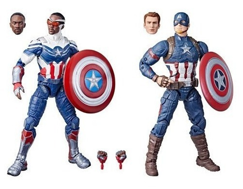 Capitan America Sam Wilson Y Steve Rogers Marvel Legends