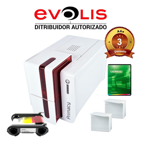Impresora Tarjetas Evolis Primacy Una Cara Combo