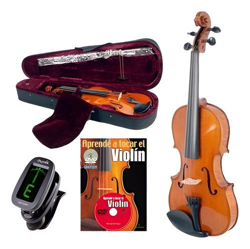 Violín Stradella 1/4 C/estuche-método-acc Y Afinador Digital