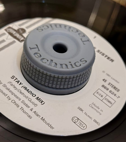 Adapter Para Disco Vinilo De 7 Pulgadas.. 45 Rpm Agua