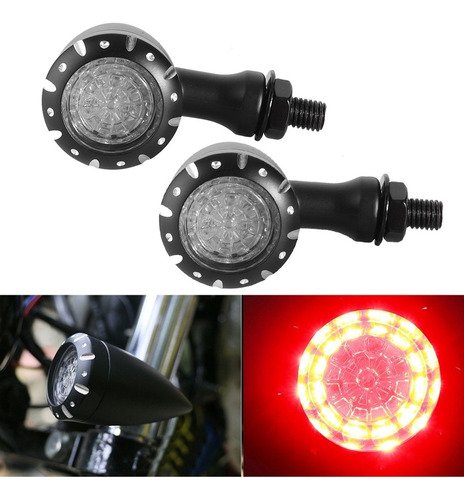 Luz Led Intermitente De Dirección Retro De La Motocicleta