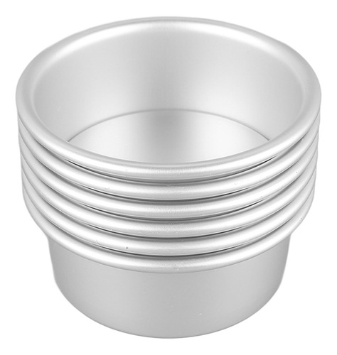 Molde Redondo Para Hornear Tartas, 4 Pulgadas, 6 Piezas, Mol