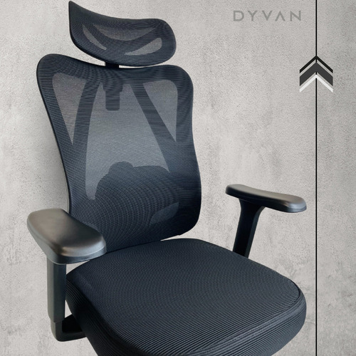Silla Sillón De Oficina Ergonómica Escritorio Pc Dyvan T18 Negro
