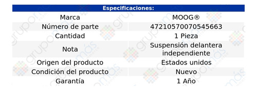 Cople Direccion Chevrolet P10 Van 68 Al 70 Moog