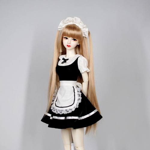 Hermosa Doncella Uniforme Sirviente Ropa Para 1/3 Bjd