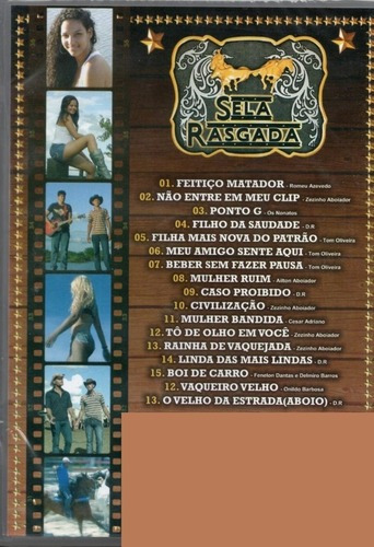 Dvd Sela Rasgada - Na Pega De Boi