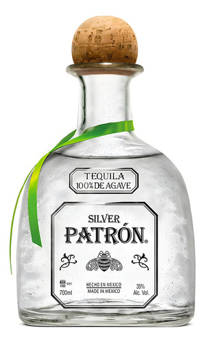 Paquete De 3 Tequila Patrón Blanco Silver 700 Ml