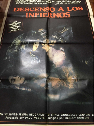 Poster Descenso A Los Infiernos  1988 /dr. De El Cuervo