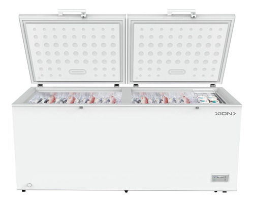 Freezer Horizontal Xion 690 Lts. Doble Puerta Xi-hf700 Ub Color Blanco