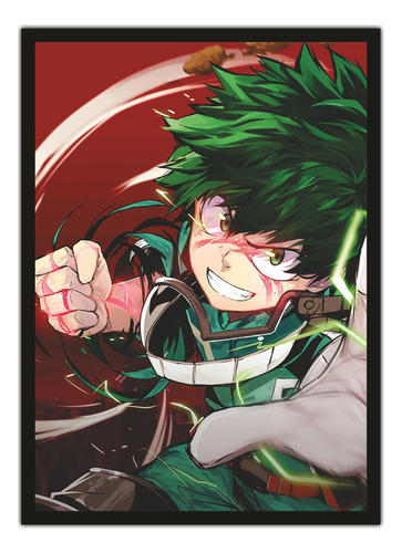 Dibujo de marco de anime Boku No Hero Academia con marco G04