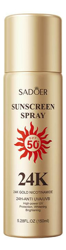 Sadoer 24k Gold Protector Solar Spray Nicotinamide 150ml
