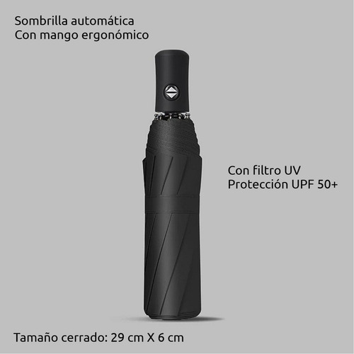 Paraguas Sombrilla 8 Varillas Automática Con Filtro Uv