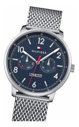 Reloj Tommy Hilfiger De Hombre Malla Tejida 1791354