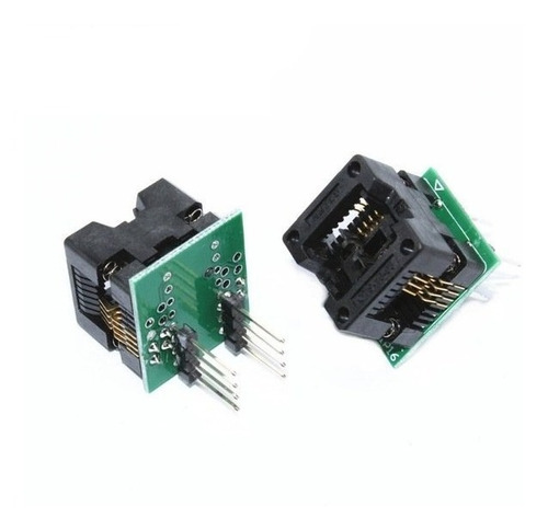 Kit 2 Adaptadores Soic8 Sop8 Para Dip8 Eprom 150mil E 200mil