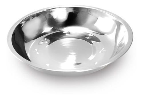 Ke Home - Juego de 24 platos hondos de acero inoxidable (14 cm)