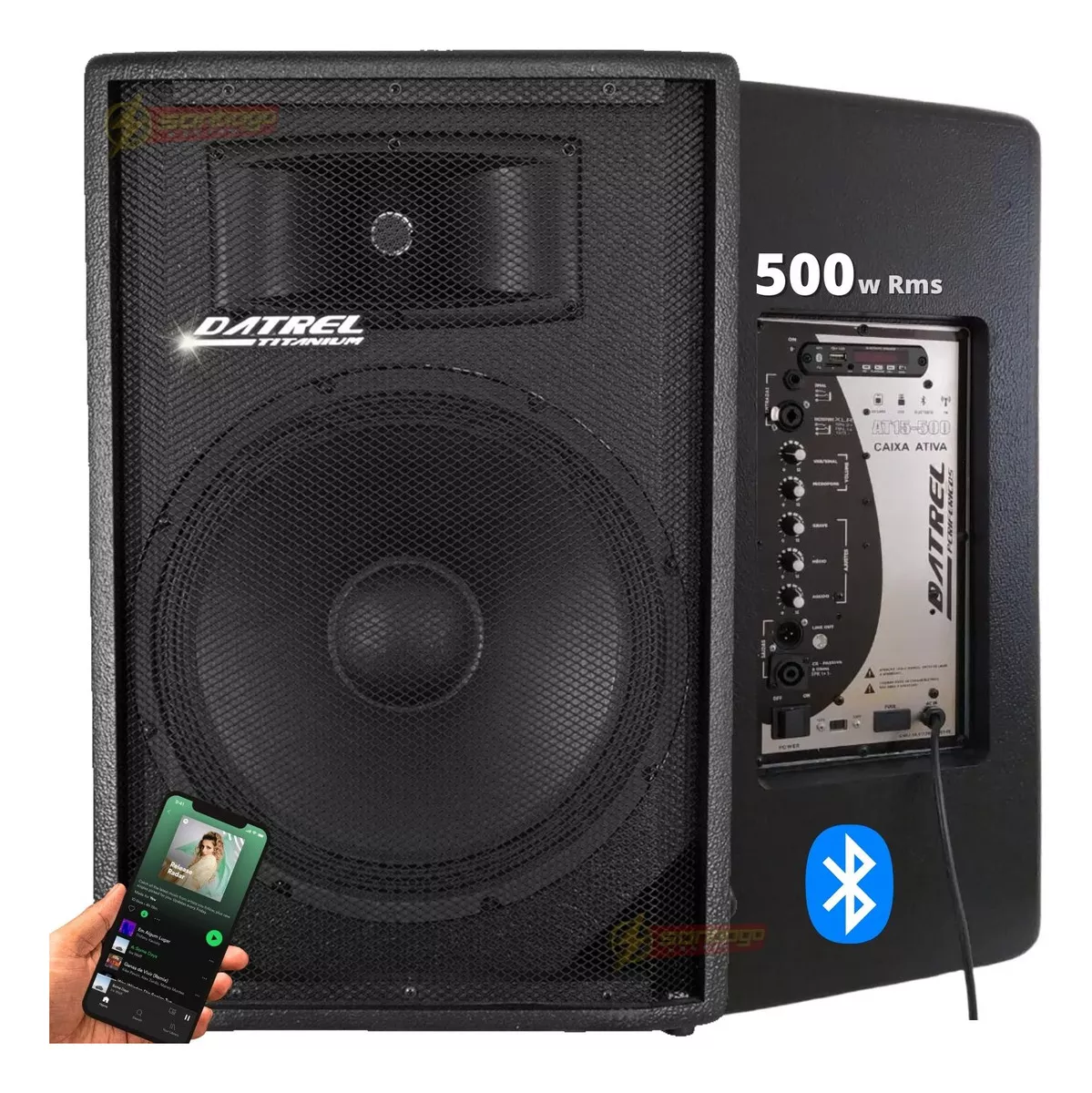 CAIXA DE SOM KARAOKE SPEAKER 8W RMS MOX H9 - Mais Eletrônicos