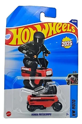 Mattel Hot Wheels Honda Motocompo Vermelho | MercadoLivre