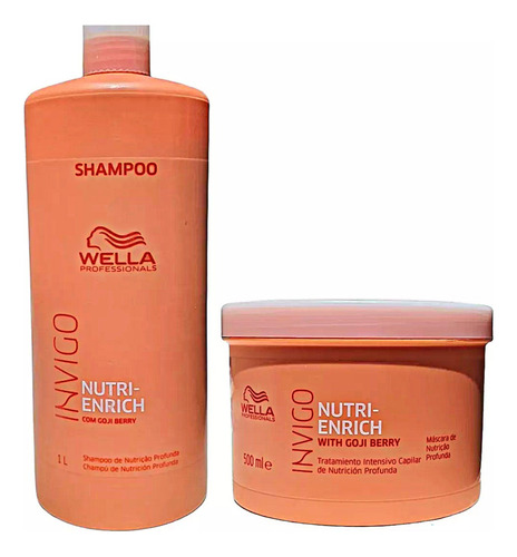 Wella Enrich Nutrição Hidratação Brilho Reparação Maciez Pro