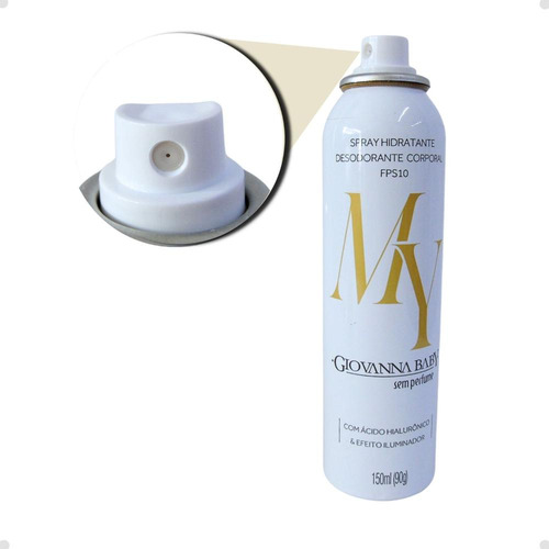 Spray Giovanna Baby Desodorante Sem Perfume Fps10 150ml
