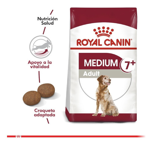 Royal Canin Perro Senior Medium Ageing 7+ 15kg / Catdogshop