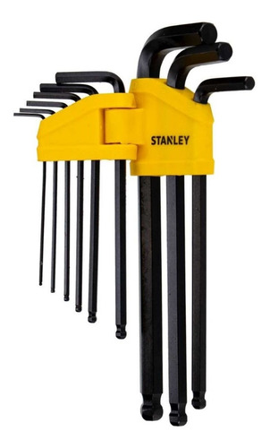 Stanley Juego Llaves Hexagonales Largas 9pz 69-256