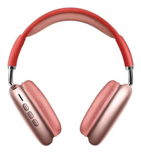 Audifonos Diadema Inalambricos Bluetooth Con Micrófono Rosa