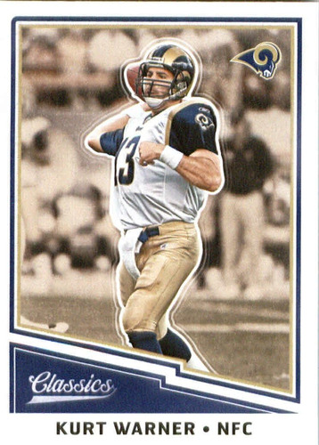 2017 Panini Classics 112 Kurt Warner St. Louis Rams Tarjeta 