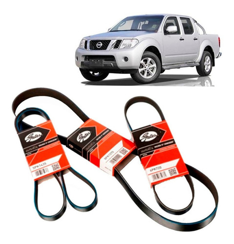 Correa Dir Hidráulica Para Nissan Navara 2.5 16v Diese 08/16