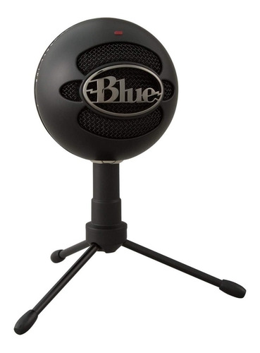 Micrófono Blue Snowball Ice Condensador Cardioide color negro