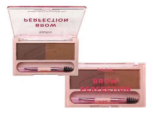 Sombra Sobrancelhas Duo Brow Perfection Ruby Rose Linha Rosa