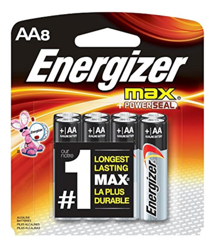 Pilas Alcalinas Aa Premium Marca Energizer Max Evee91mp8 Paq