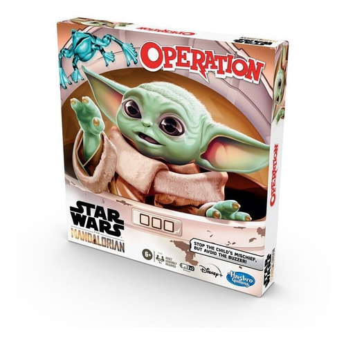 Juego Mesa Operación Star Wars Mandalorian El Niño Grogu