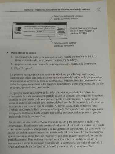 Microsoft Windows Para Trabajo En Grupo Manual De Usuario (Usado)