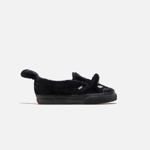 Tenis Vans  Cat Slip-on V Negro Bebe Vn0a4vjl6bt  J