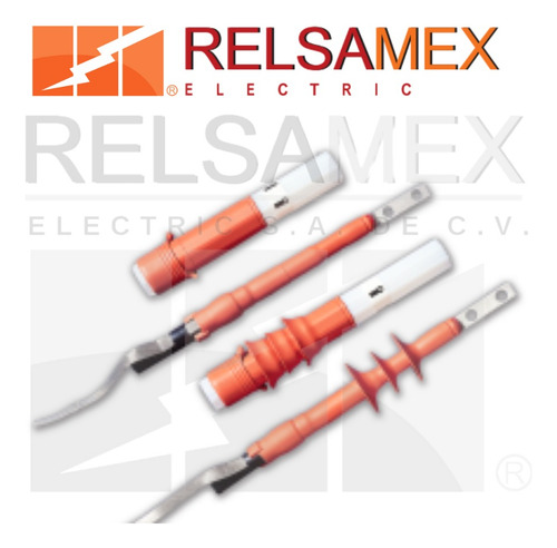 Terminal Contractil En Frio 15 Kv Cal. 1/0 Raychem 3 Pzas